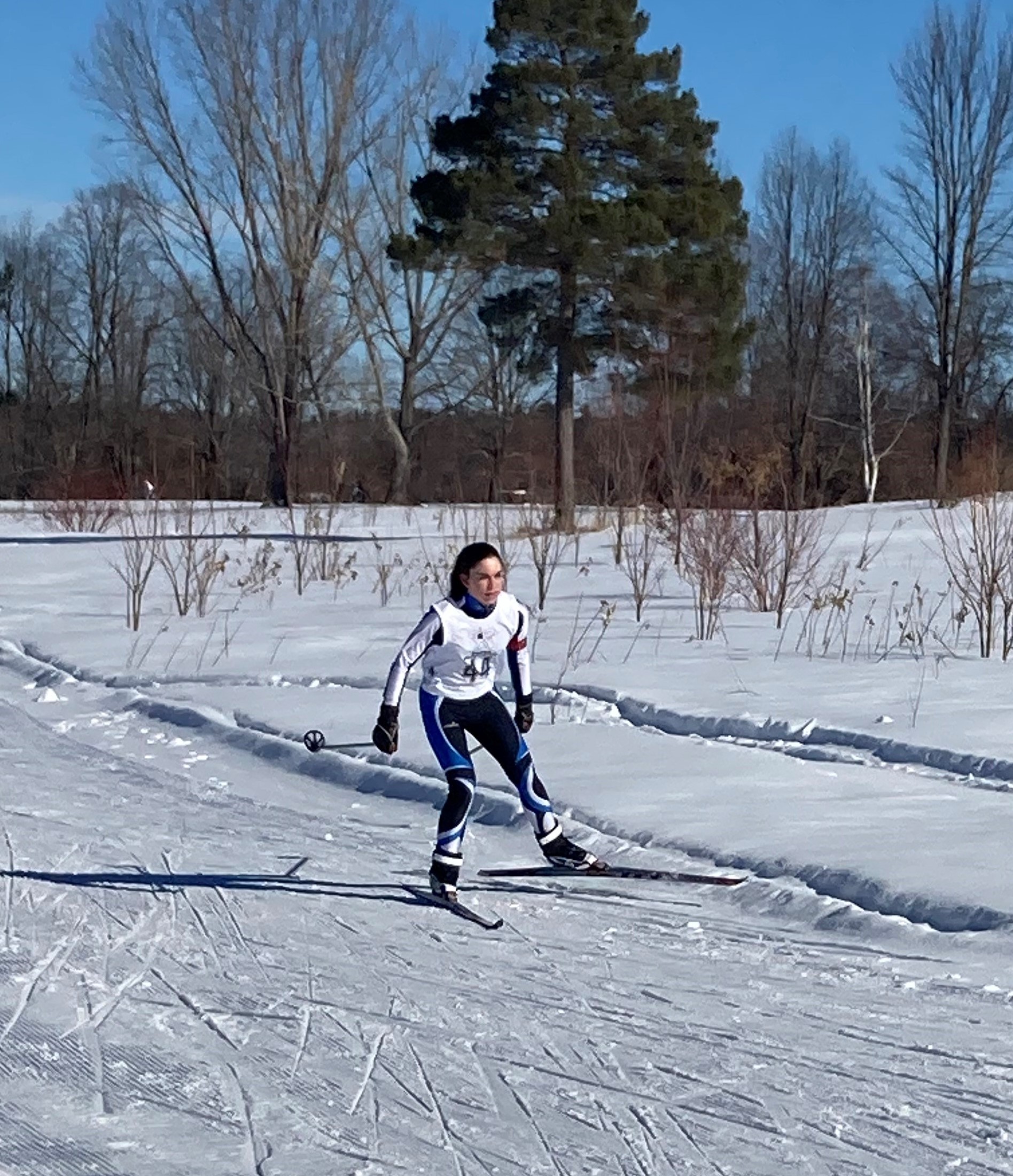 Annie participant à une course