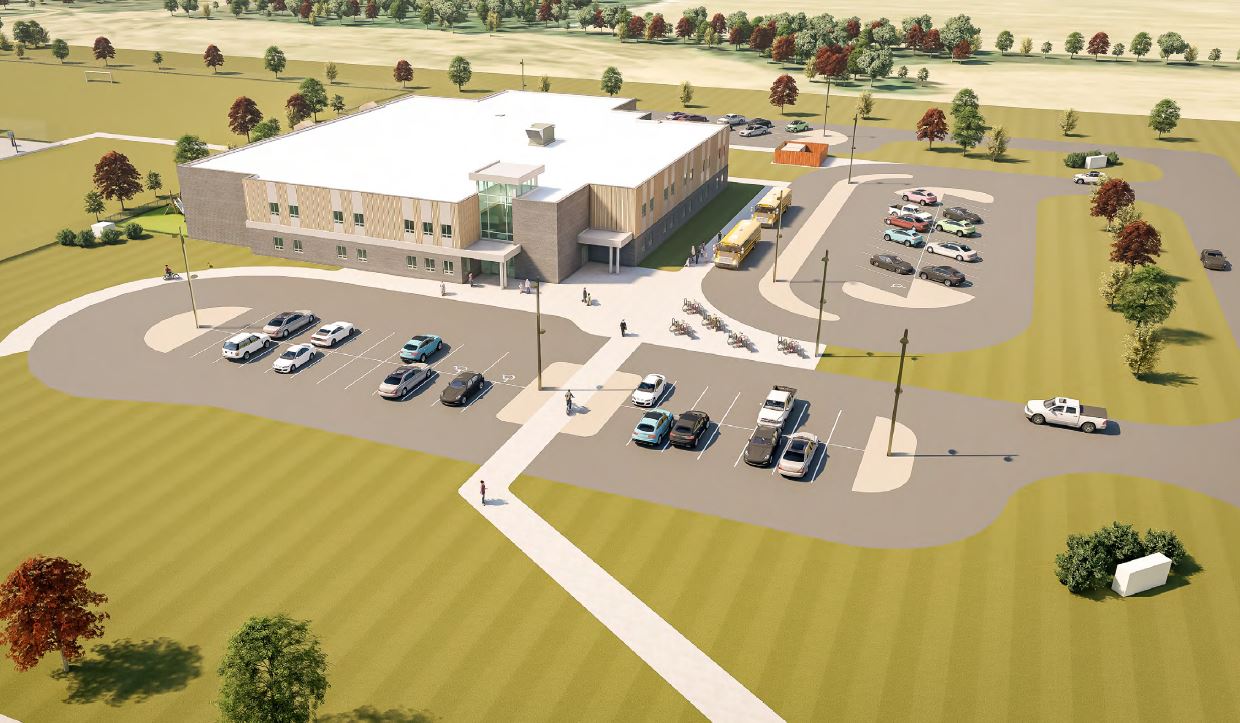 Concept 3d de l'école proposé 2