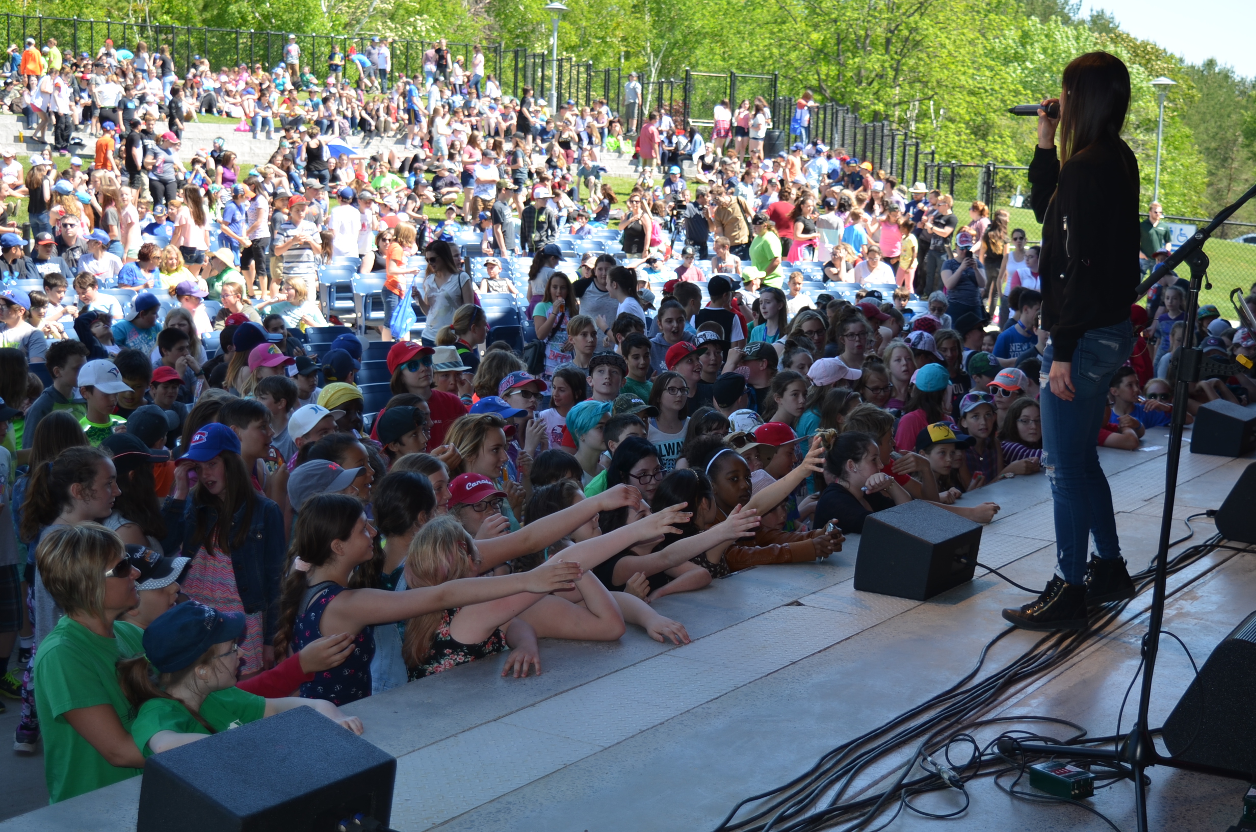 Scene from the St-Jean concert from 2017