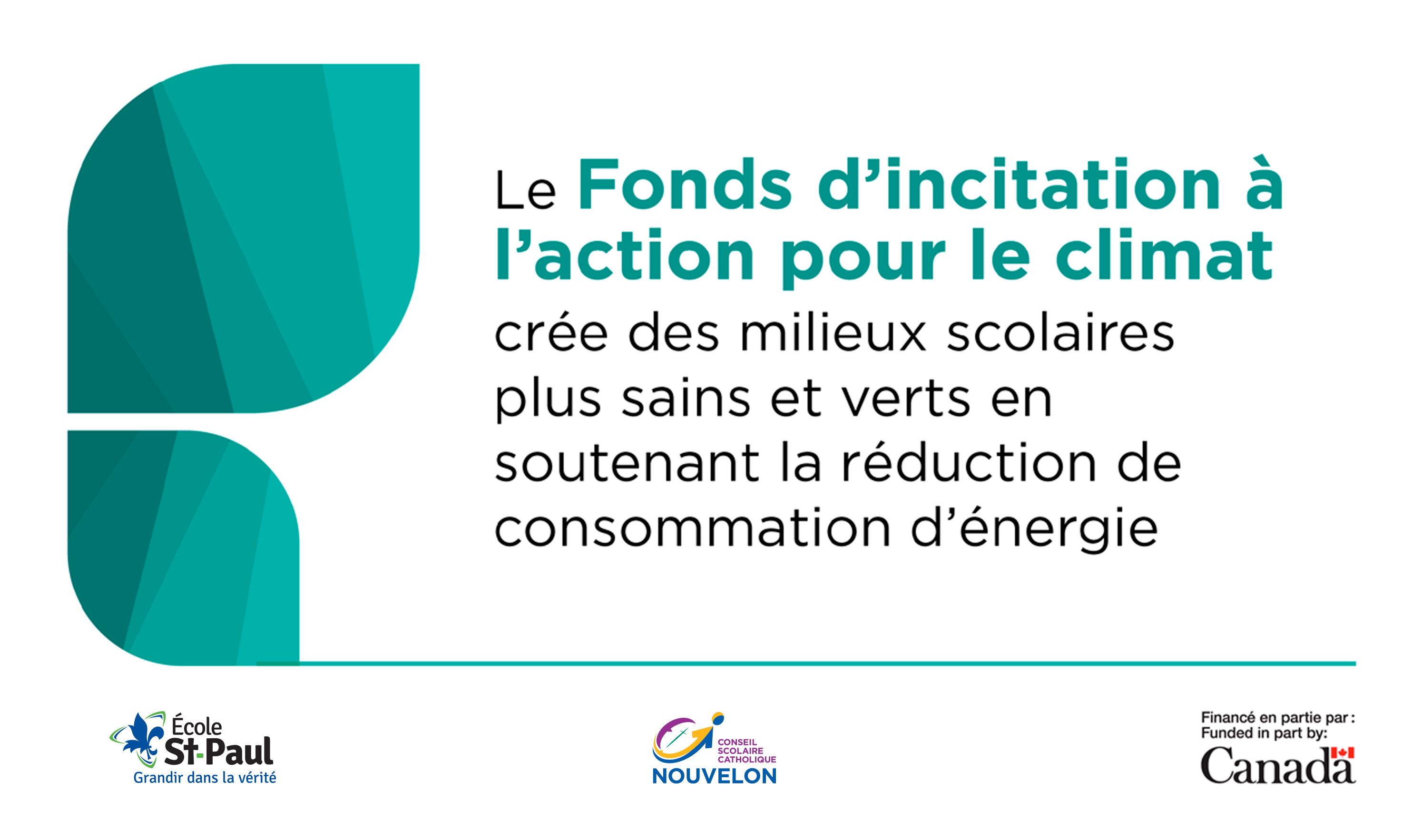 Le fond d'incitation à l'action pour le climat crée des milieux scolaire plus sain et verts en soutenant la réduction de consommation d'énergie